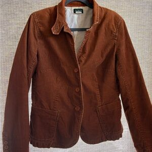 J. Crew Women's Rust Corduroy Blazer Jacket